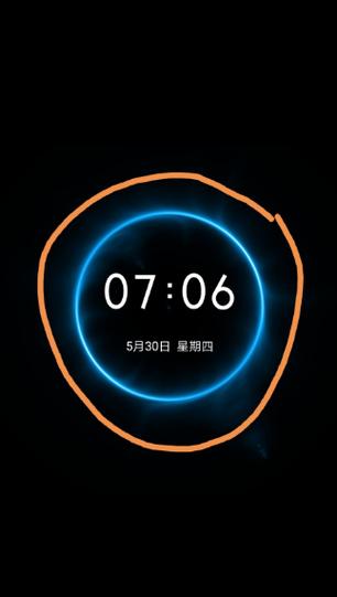 oppo息屏后显示时钟