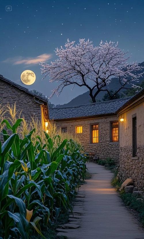 享受夜的静谧