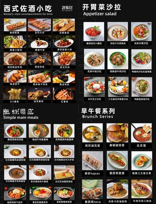 西餐厅菜单图片缩略图