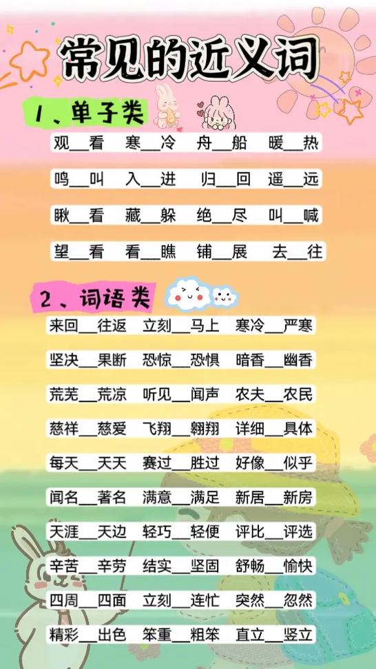 近义词