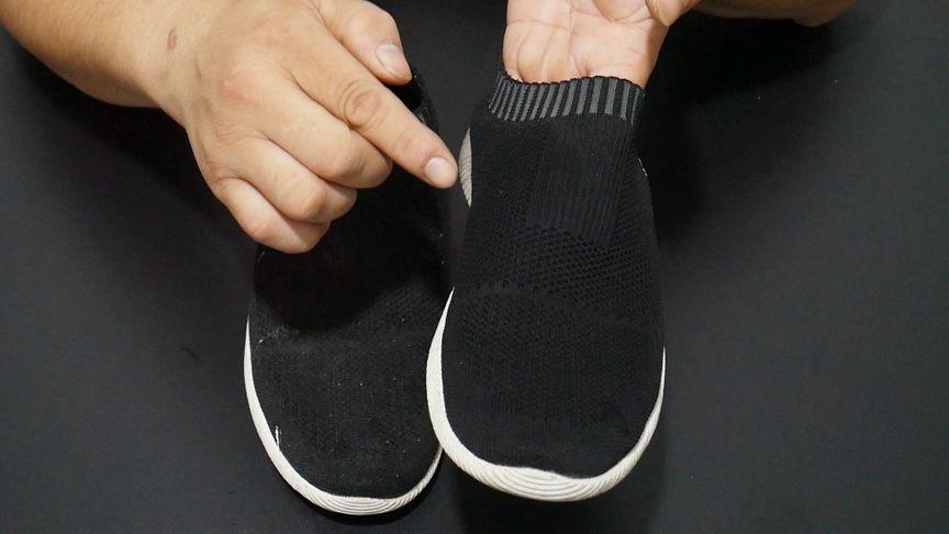 网状鞋子黑了怎么清洗