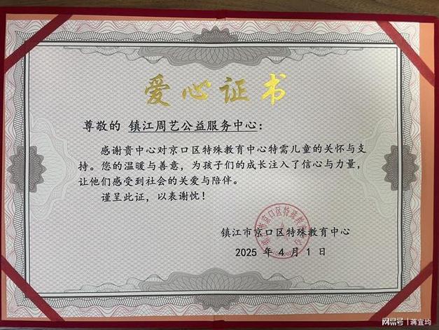 爱心公益大使证书