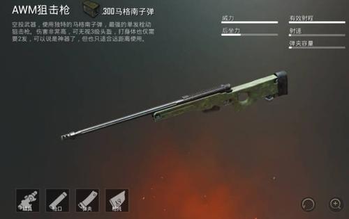 和平精英狙击枪awm图标