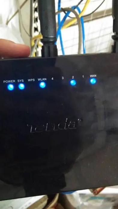 路由器灯闪烁的故障排查截图