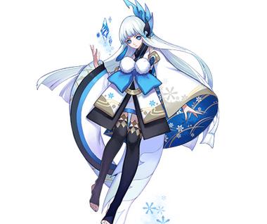 阴阳师雪女图片游戏截图