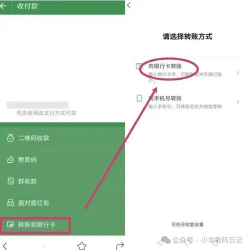 微信怎么手机转账到别人的银行卡截图