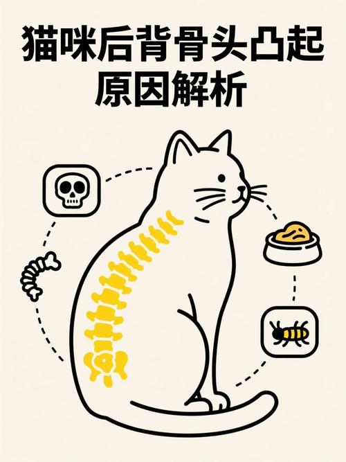 猫的品种对它们背部骨头的突出程度的影响