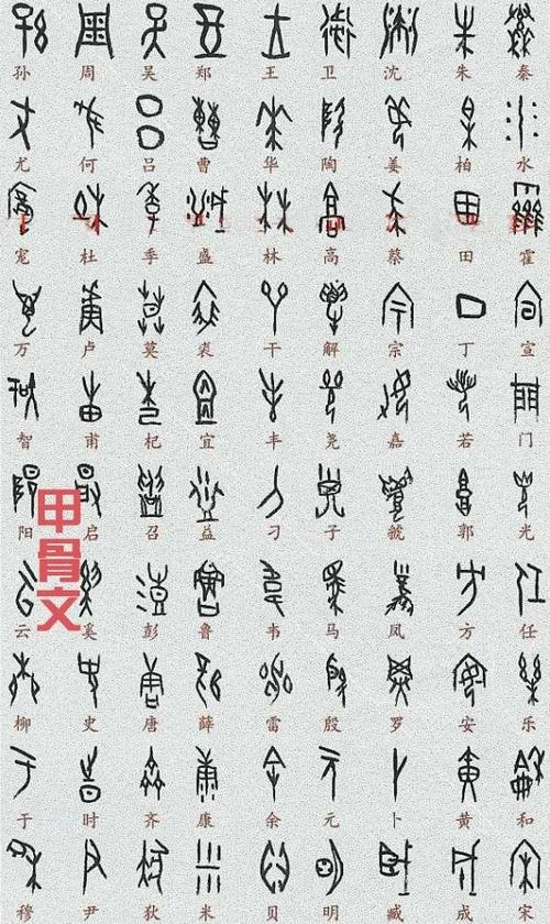 文字演变过程七个顺序