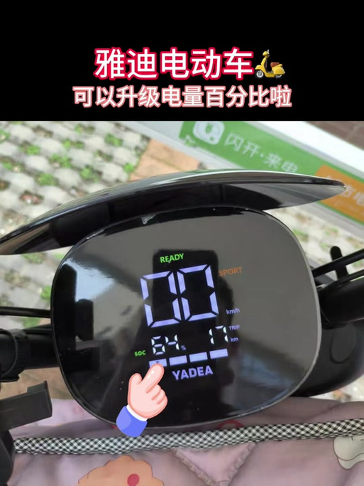 雅迪电动车各种电量表