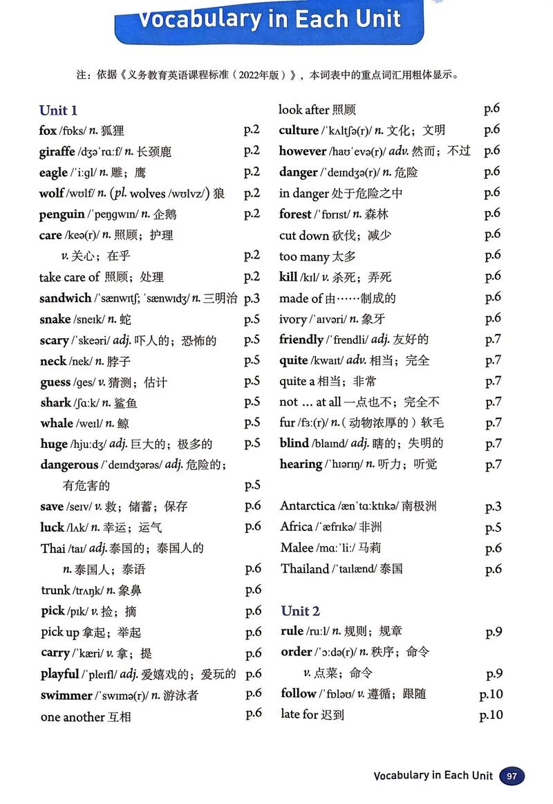 五上英语书单词表人教版