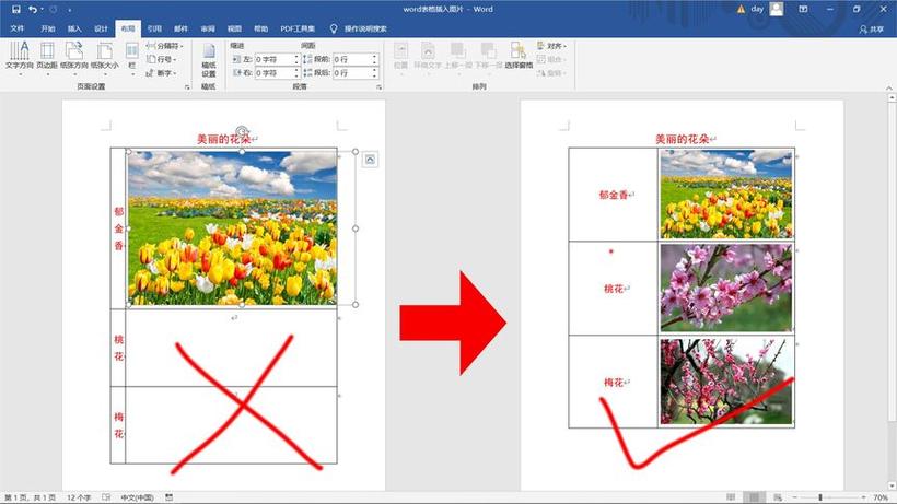 照片插到表格里只显示一半