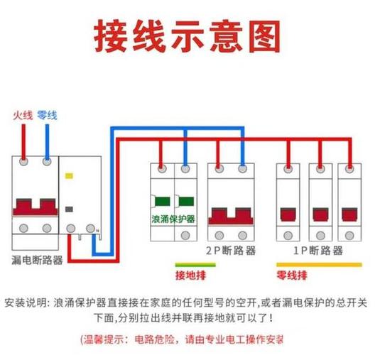 漏电保护器接线图详解