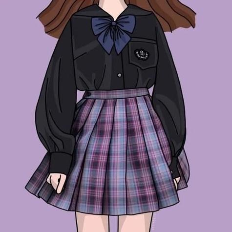 jk制服图片头像卡通