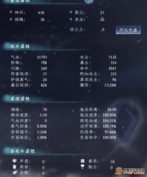 剑修化神选哪四个