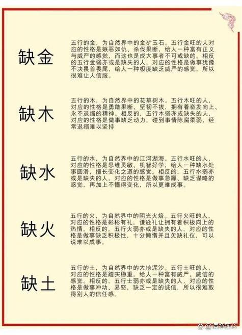 命里缺什么怎么看