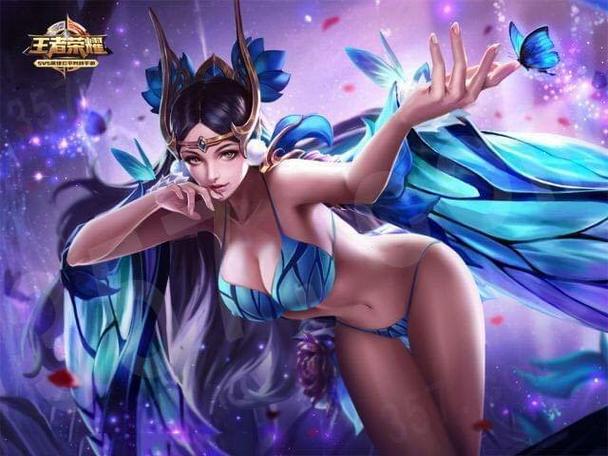 王者荣耀女性泳装海报大全