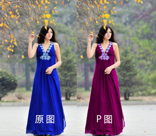 美图秀秀改衣服颜色游戏截图