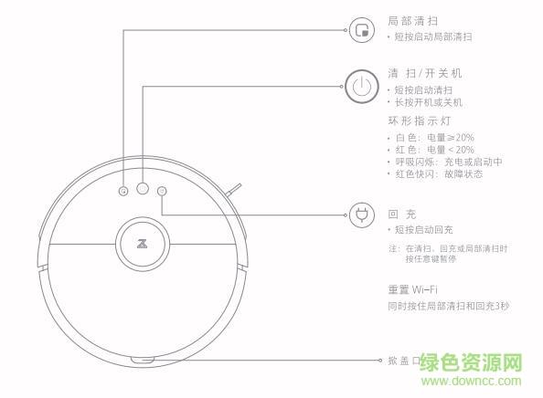 小石头扫地机器人重置方法