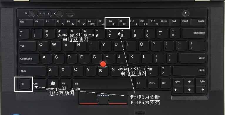 笔记本显示突然变暗怎么调