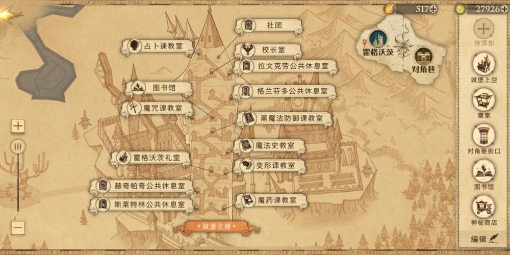 霍格沃茨地图