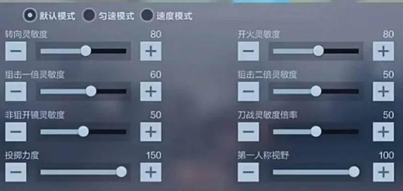 cf手游灵敏度最佳设置2025