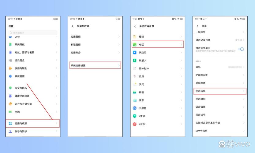 vivo手机电话转接怎么设置图标
