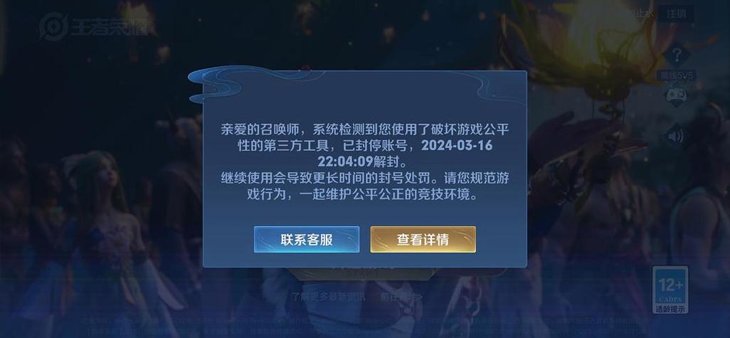王者荣耀代练封号概率