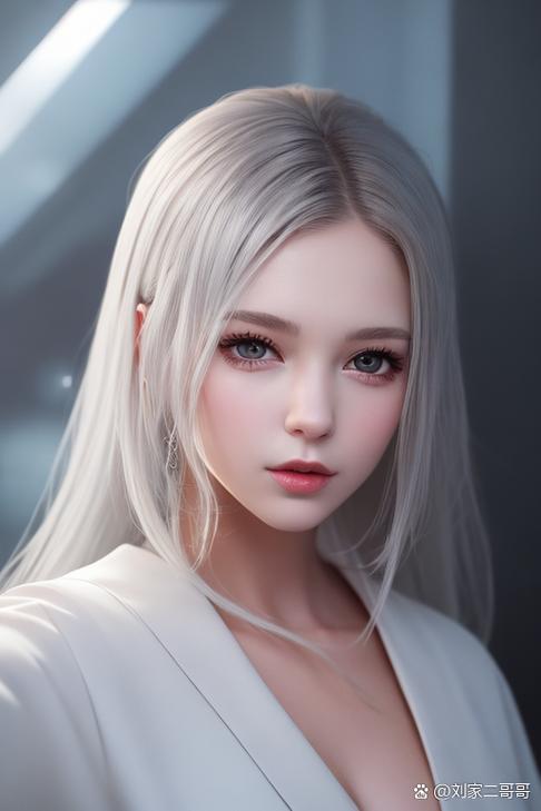变身银发少女