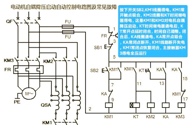 75kw自耦降压启动电路图