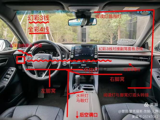 通用氛围灯安装方法