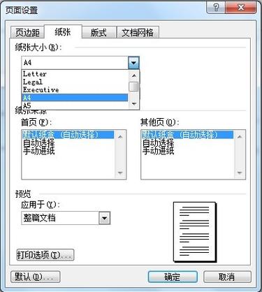word放大打印
