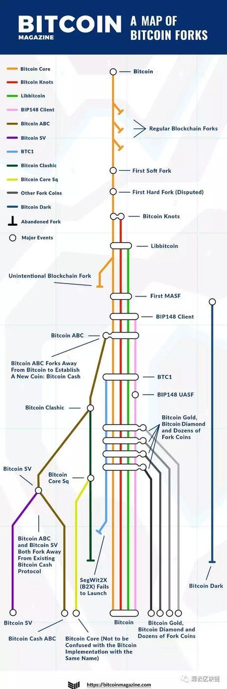 比特币有几个分叉币