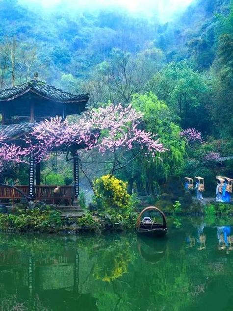 桃花源图片真实照片