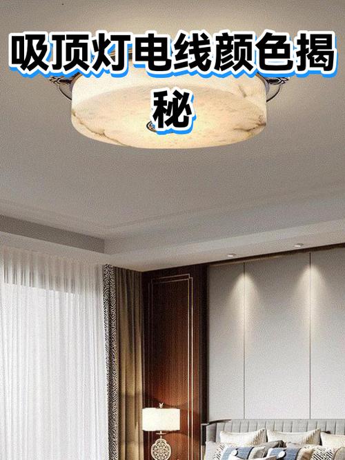 吸顶灯蓝线和褐色线缩略图