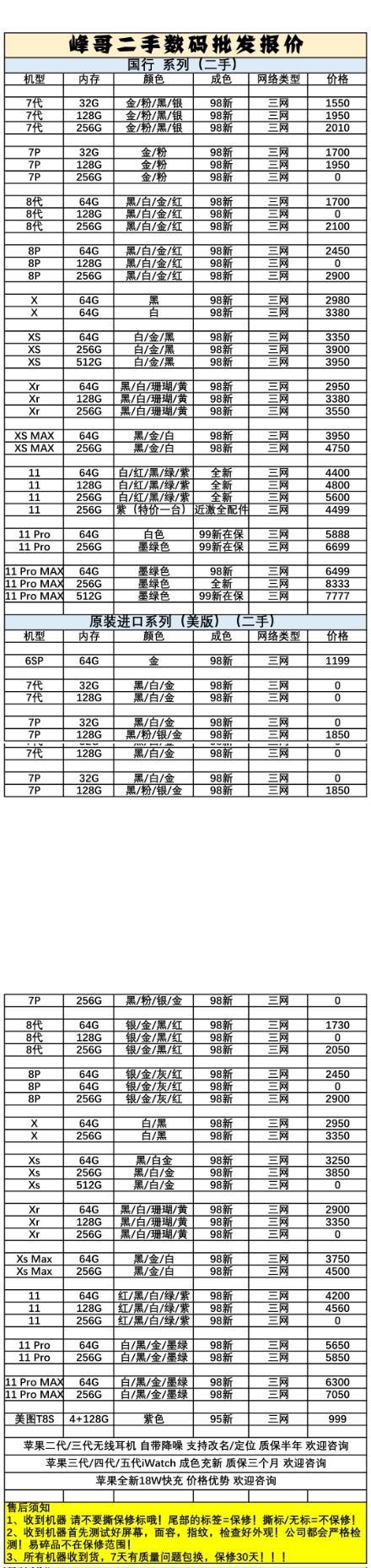 手机报价大全截图