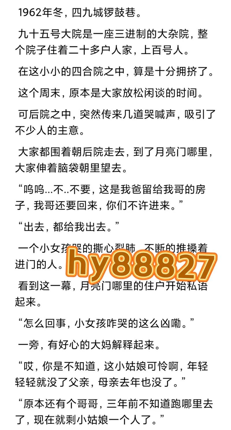 四九城扫荡废弃院子小说
