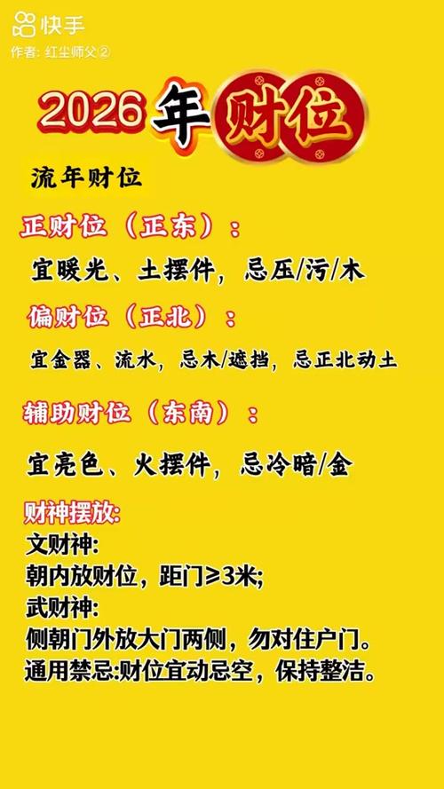 今年财神位在哪个方向