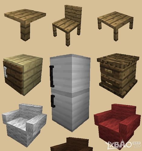 我的世界1.7.10家具mod