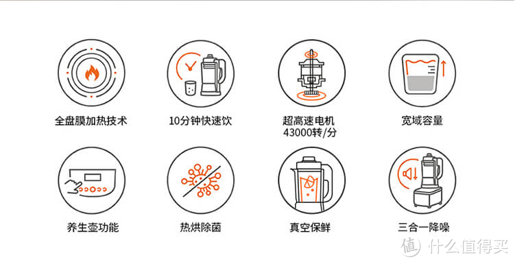 九阳破壁机各种模式介绍
