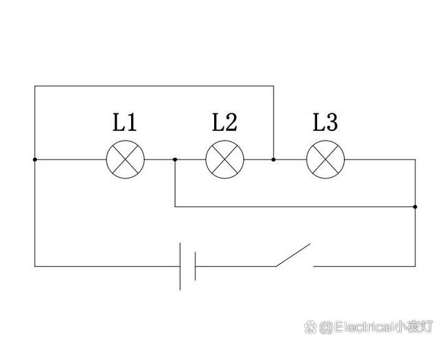 三个灯串联