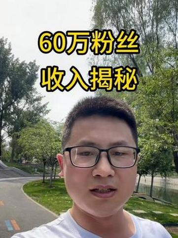 6万粉丝一天收入