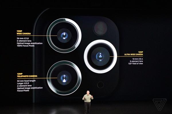 iphone11pro三个镜头分别