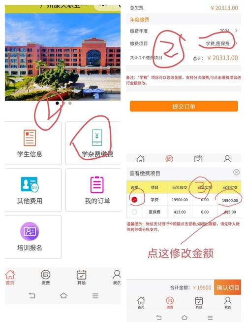 云校云缴费流程