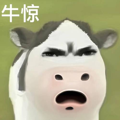 奶牛猫很火表情包下载