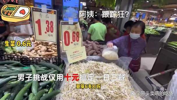挑战10元吃一天