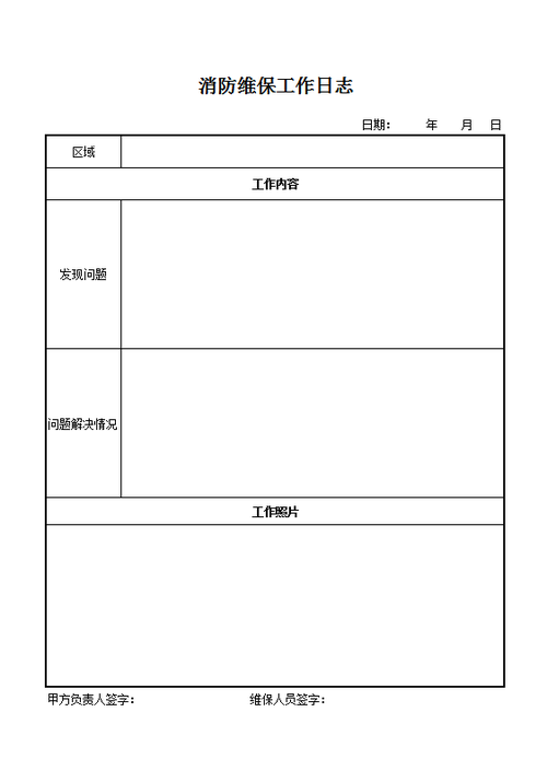 工作日志表
