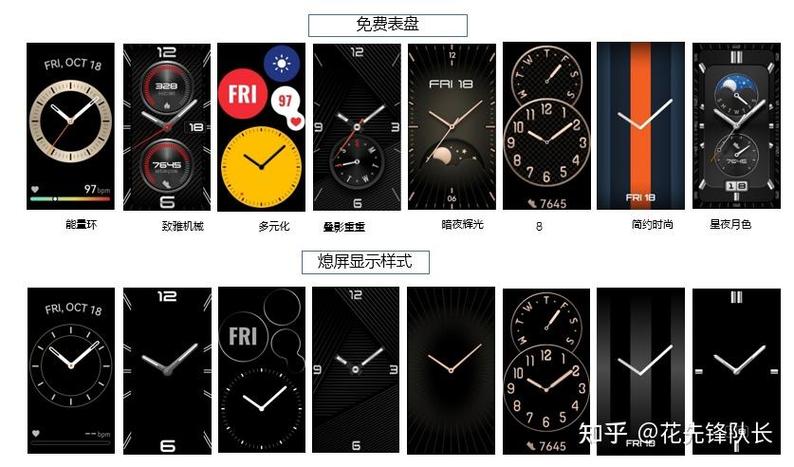 华为免费表盘大全