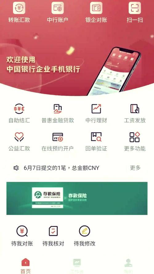 中国银行企业版APP