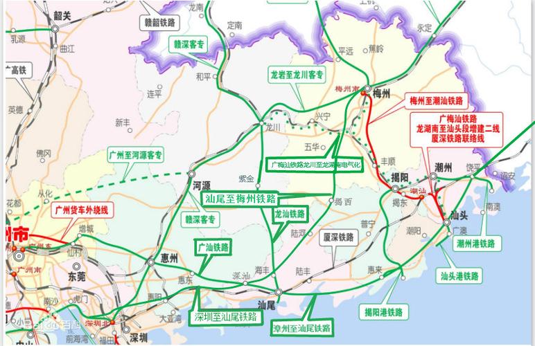 梅州城区地图