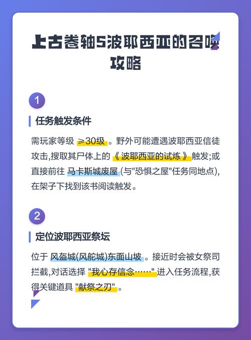 波耶西亚的召唤攻略